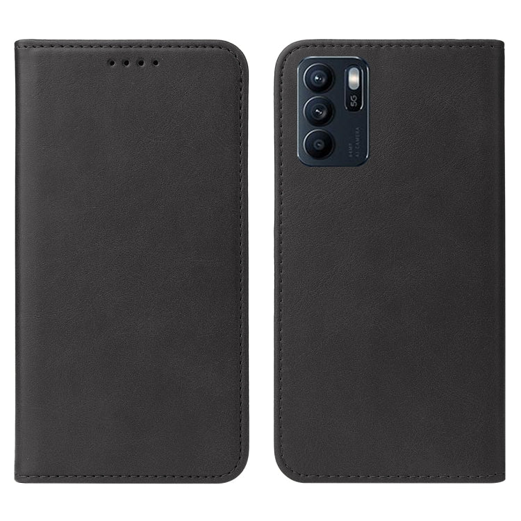 For OPPO Reno6 Z Magnetic Closure Leather Phone Case