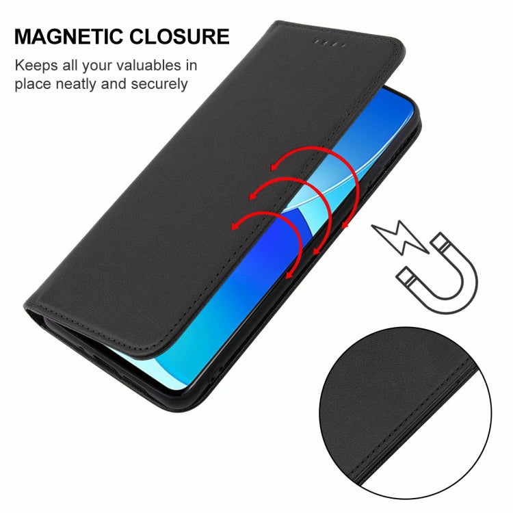 For OPPO Reno6 Z Magnetic Closure Leather Phone Case