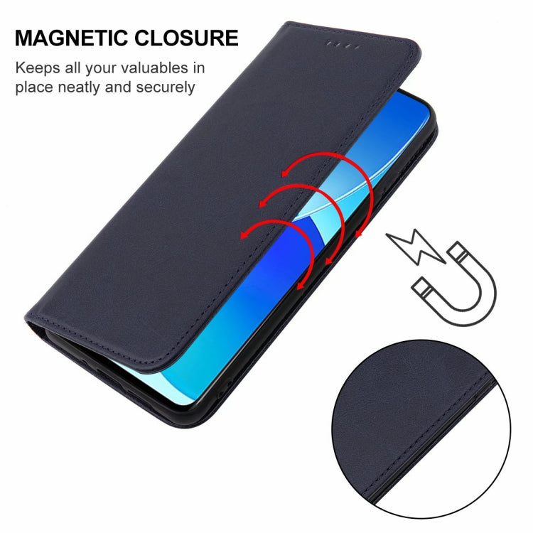 For OPPO Reno6 Z Magnetic Closure Leather Phone Case