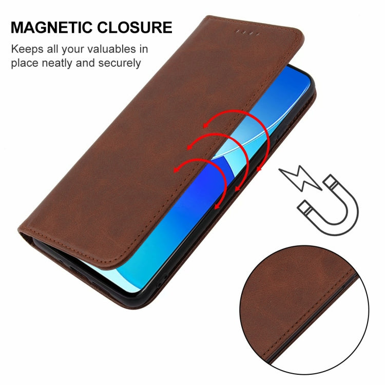 For OPPO Reno6 Z Magnetic Closure Leather Phone Case