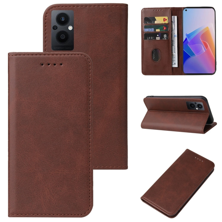For OPPO Reno7 Z 5G Magnetic Closure Leather Phone Case