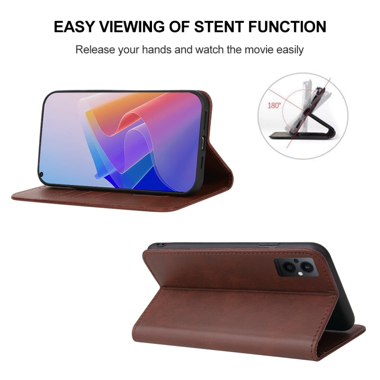 For OPPO Reno7 Z 5G Magnetic Closure Leather Phone Case