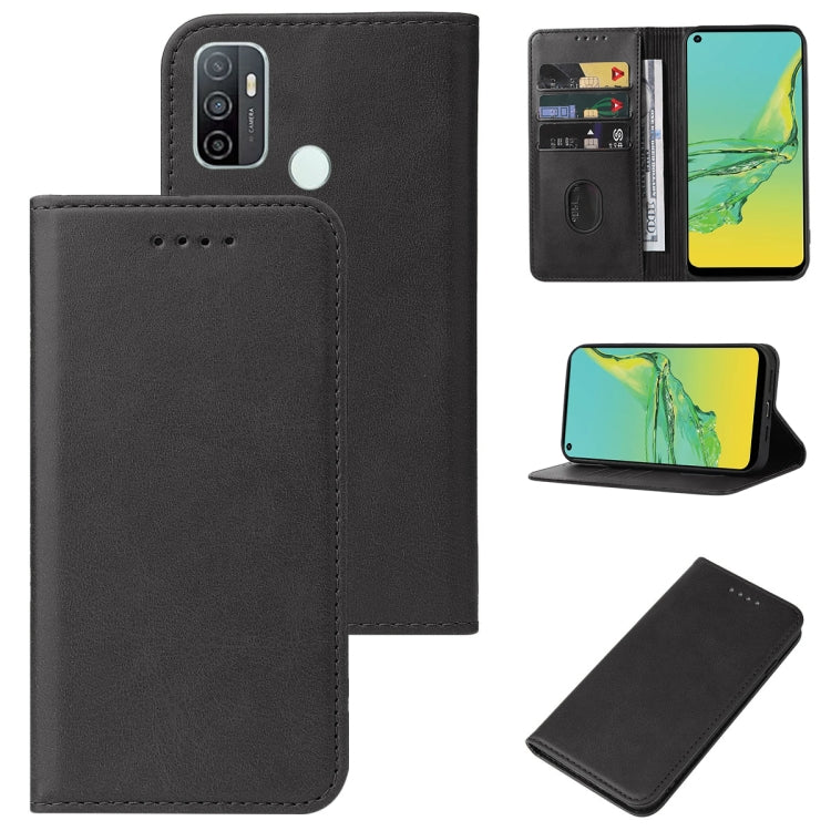 For OPPO A33 2020 Magnetic Closure Leather Phone Case