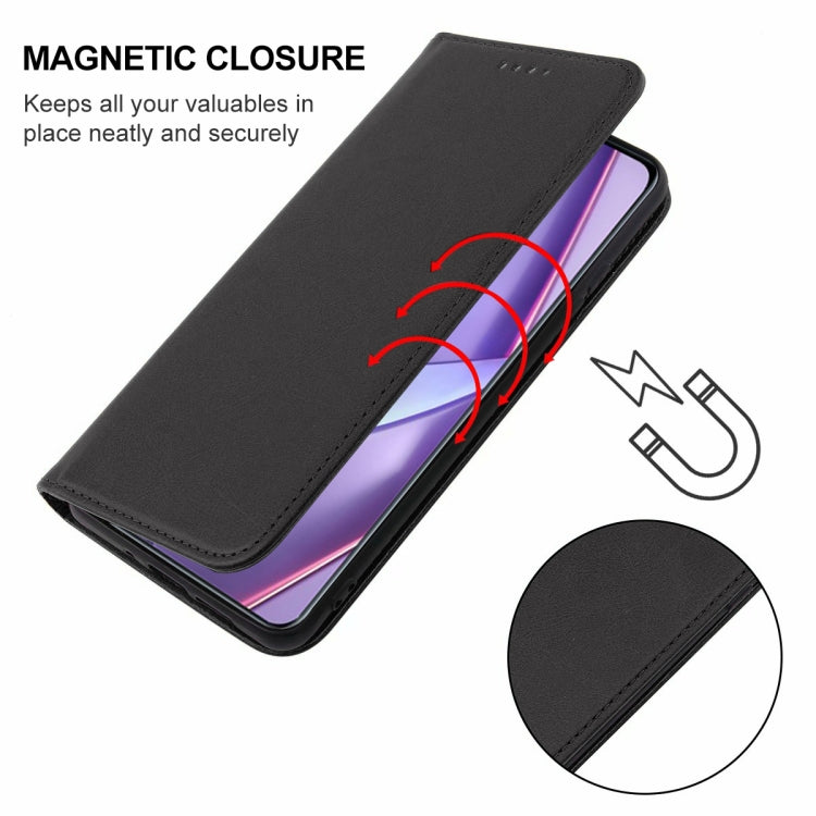 For OPPO Ace2 Magnetic Closure Leather Phone Case