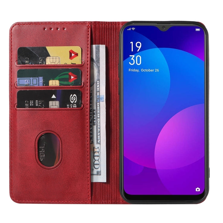 For OPPO F11 Magnetic Closure Leather Phone Case
