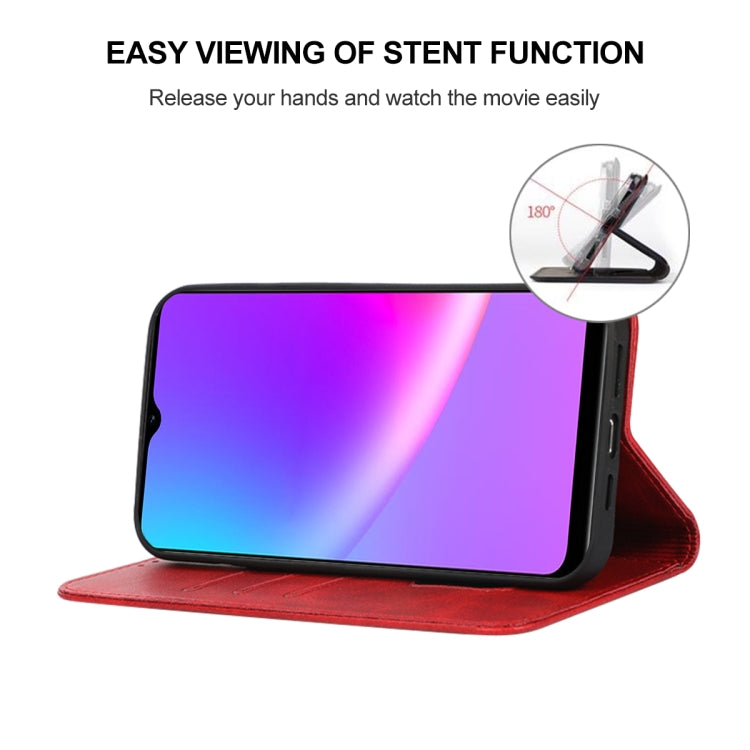 For Realme C25s Magnetic Closure Leather Phone Case