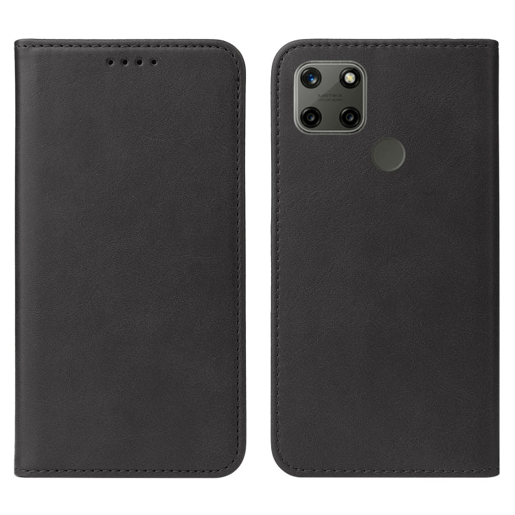 For Realme C25Y Magnetic Closure Leather Phone Case