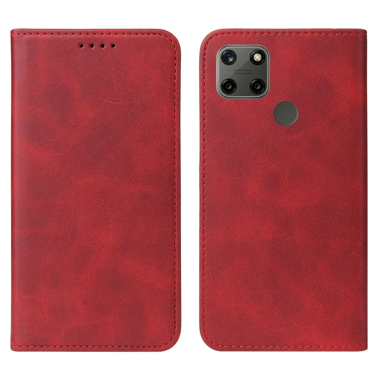 For Realme C25Y Magnetic Closure Leather Phone Case