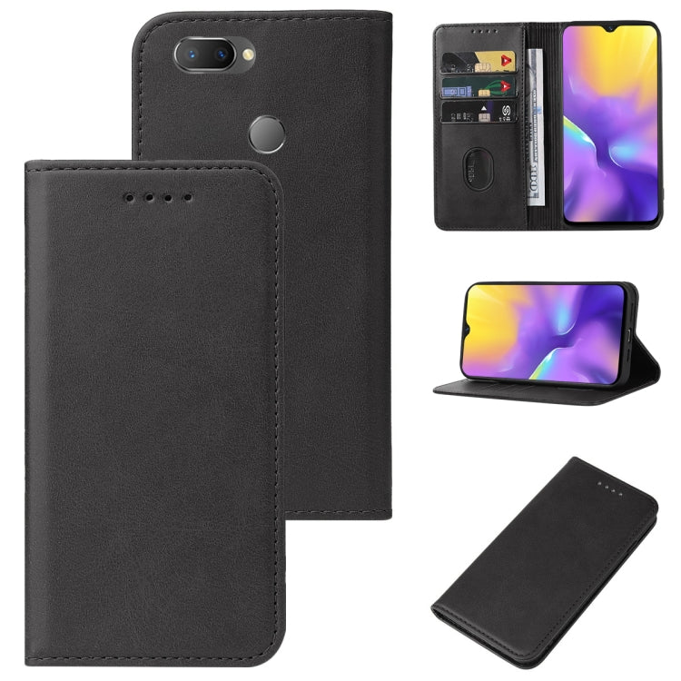 For Realme U1 Magnetic Closure Leather Phone Case
