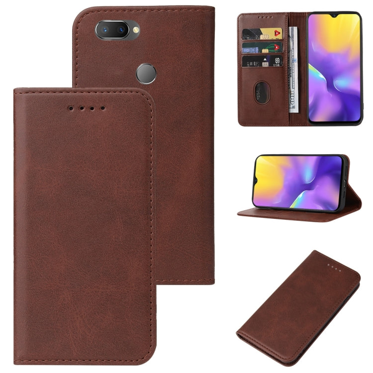 For Realme U1 Magnetic Closure Leather Phone Case