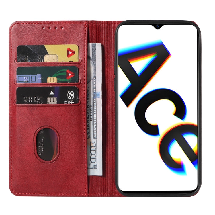 For OPPO Reno Ace Magnetic Closure Leather Phone Case