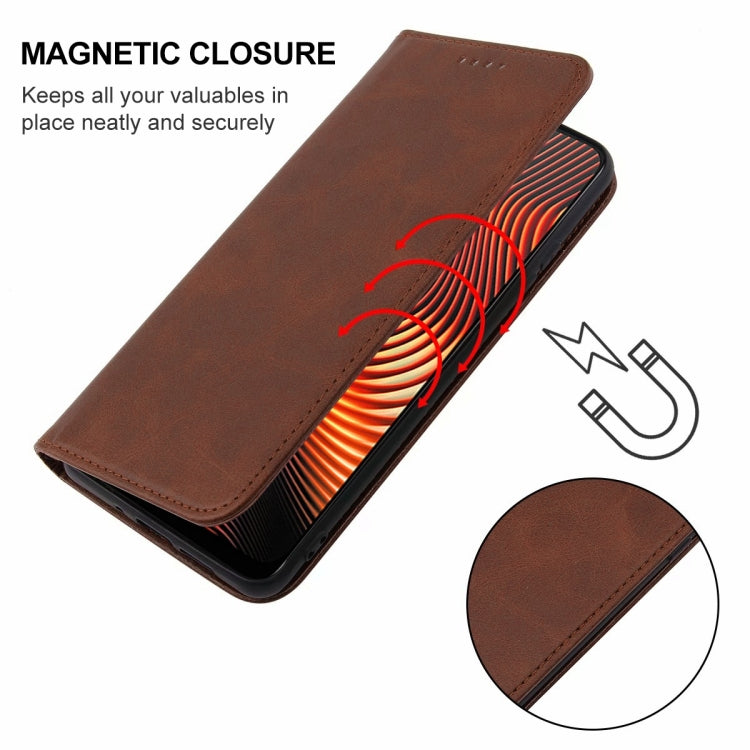 For Realme Narzo 20 Magnetic Closure Leather Phone Case