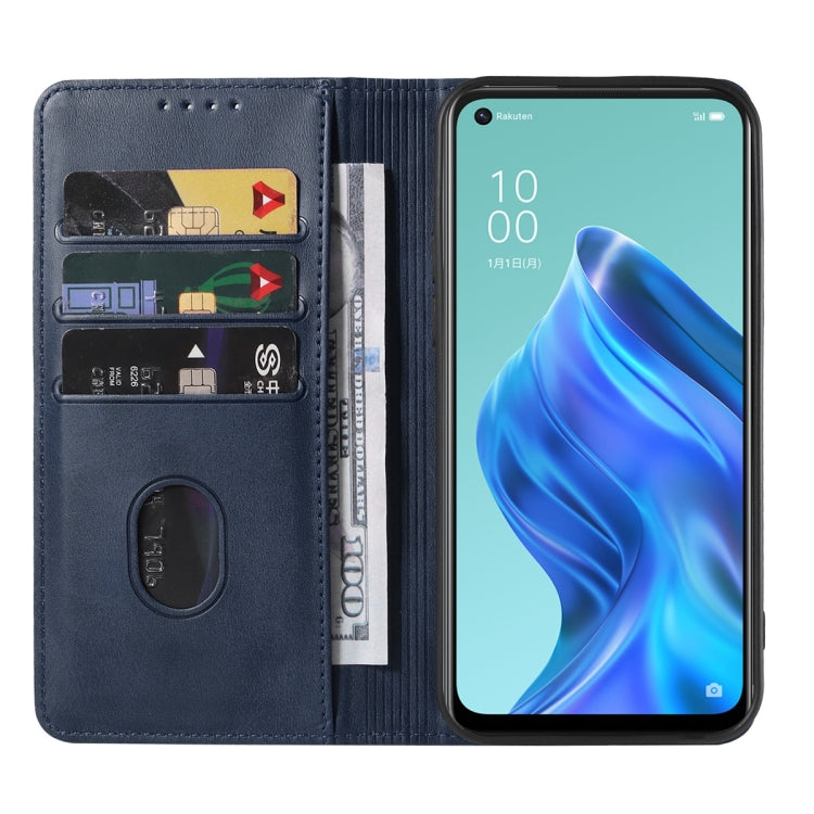 For OPPO Reno5 A Magnetic Closure Leather Phone Case