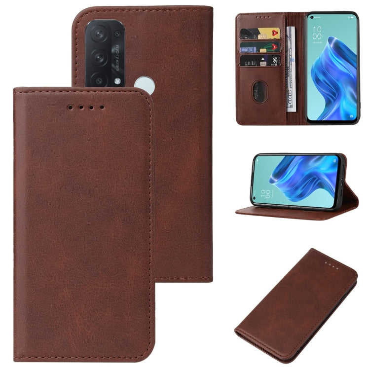 For OPPO Reno5 A Magnetic Closure Leather Phone Case