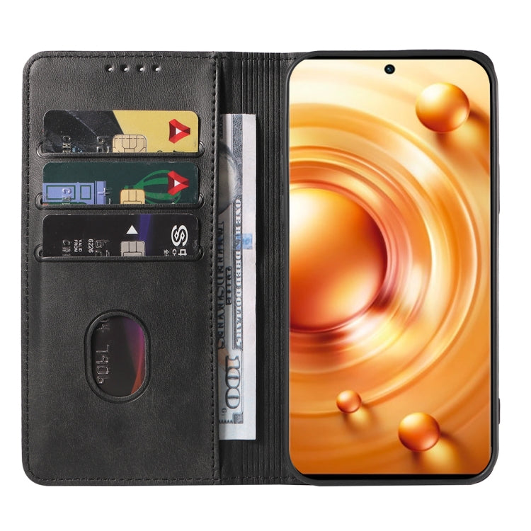 For vivo X80 Magnetic Closure Leather Phone Case