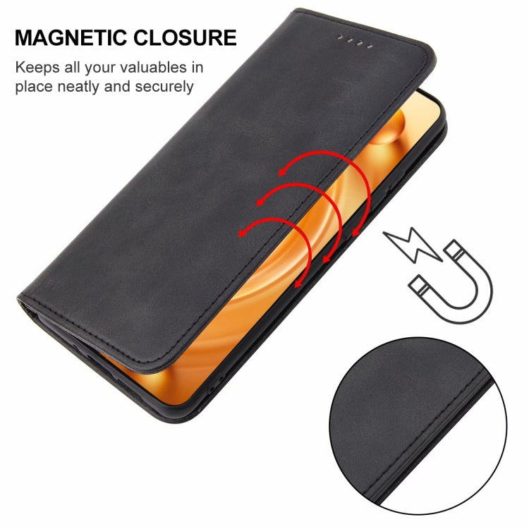 For vivo X80 Magnetic Closure Leather Phone Case