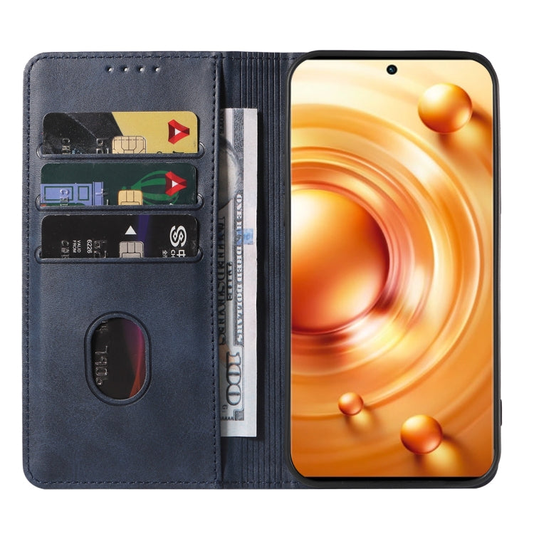 For vivo X80 Magnetic Closure Leather Phone Case