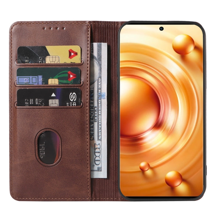 For vivo X80 Magnetic Closure Leather Phone Case