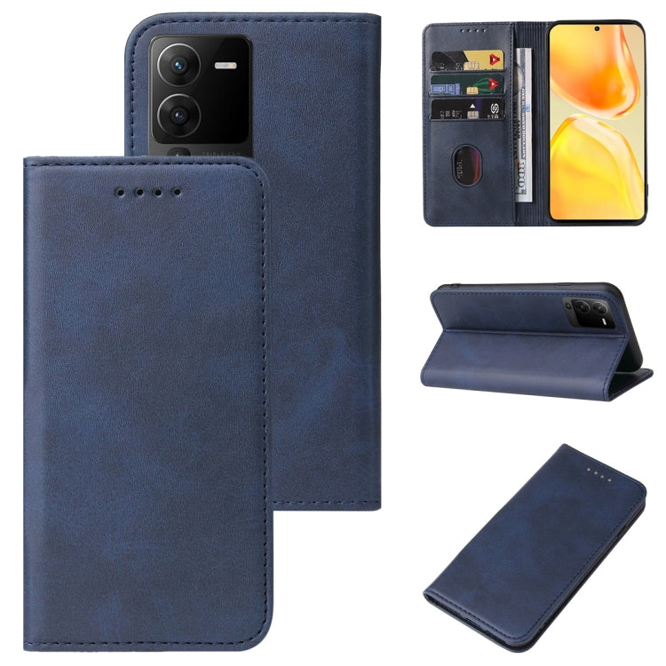 For vivo S15 Magnetic Closure Leather Phone Case
