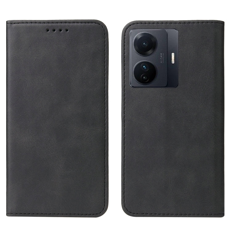 For vivo S15e Magnetic Closure Leather Phone Case