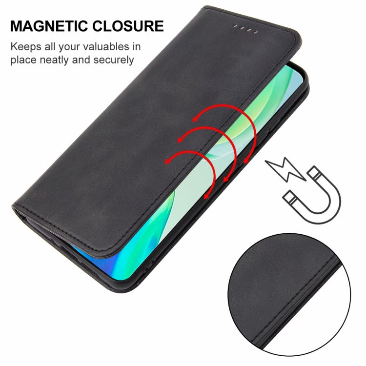 For vivo S15e Magnetic Closure Leather Phone Case