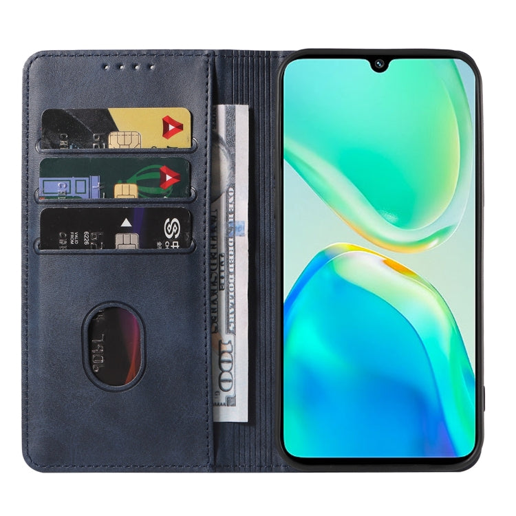 For vivo S15e Magnetic Closure Leather Phone Case