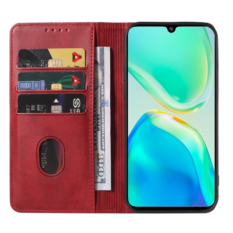 For vivo S15e Magnetic Closure Leather Phone Case