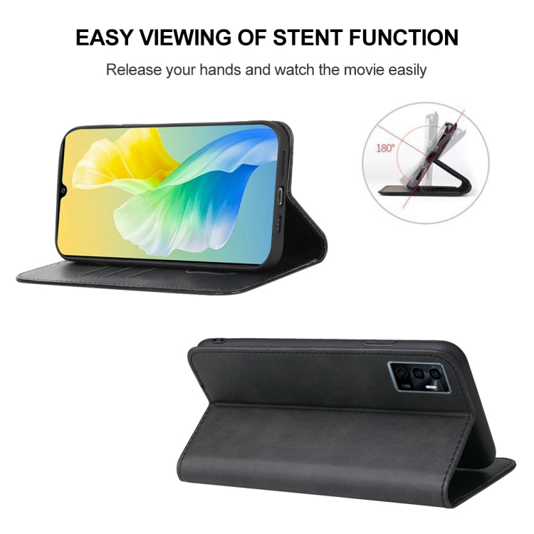 For vivo S10e / V23e Magnetic Closure Leather Phone Case