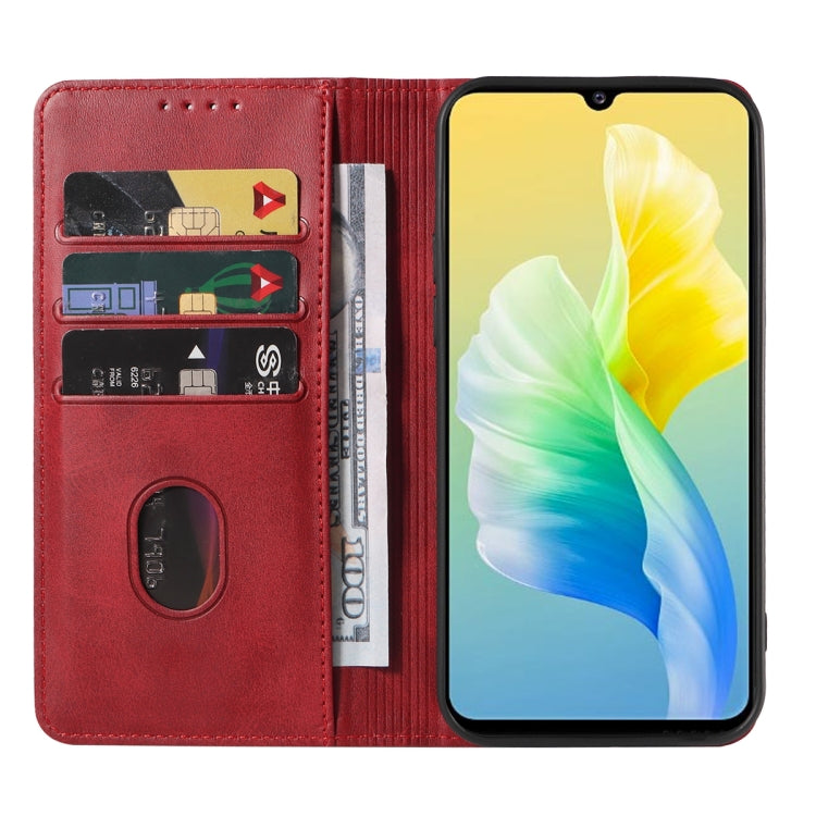 For vivo S10e / V23e Magnetic Closure Leather Phone Case