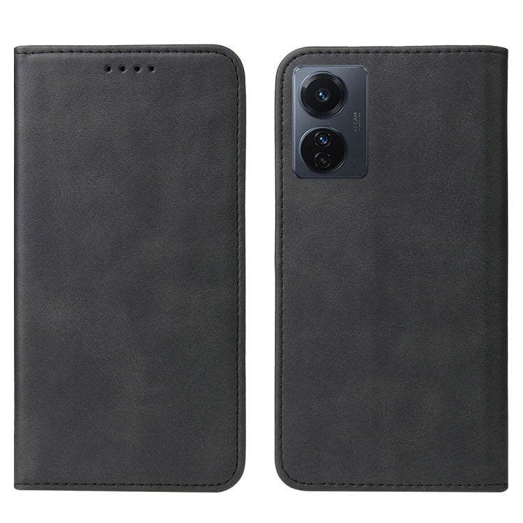 For vivo T1 Snapdragon 778G Magnetic Closure Leather Phone Case