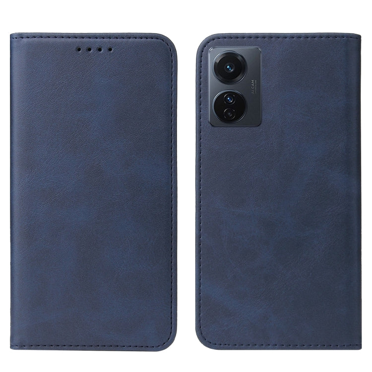 For vivo T1 Snapdragon 778G Magnetic Closure Leather Phone Case