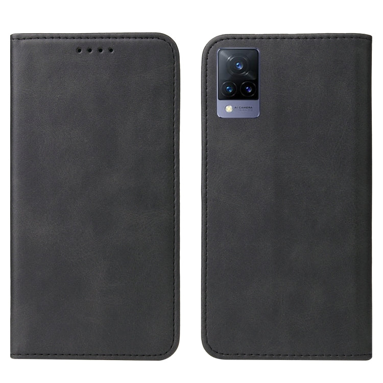 For vivo V21 4G Magnetic Closure Leather Phone Case