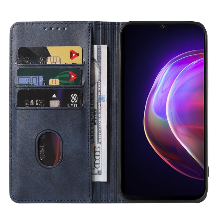 For vivo V21 4G Magnetic Closure Leather Phone Case