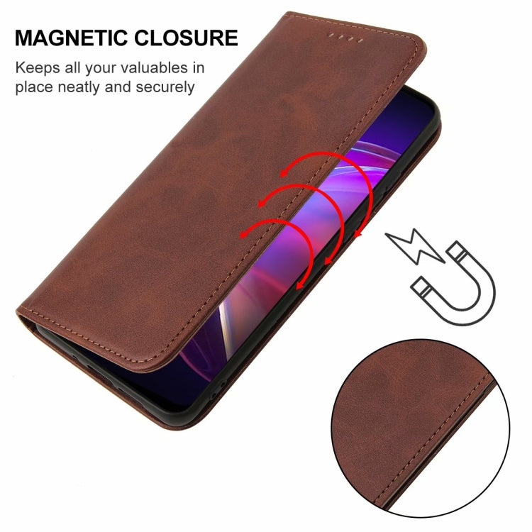 For vivo V21 4G Magnetic Closure Leather Phone Case