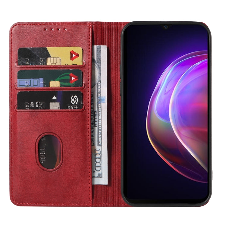 For vivo V21 4G Magnetic Closure Leather Phone Case