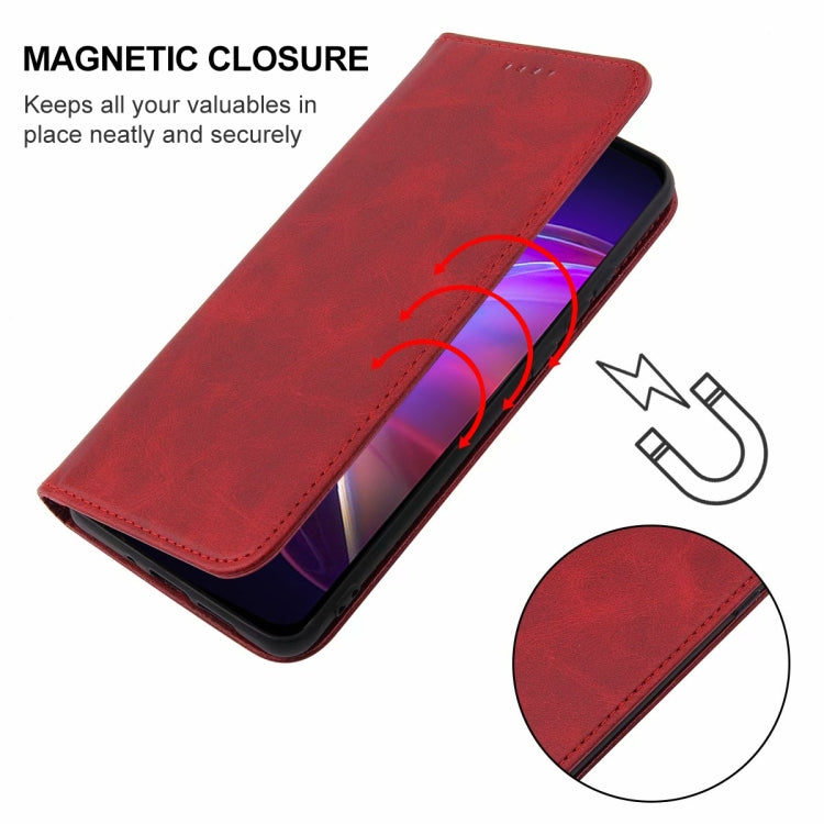 For vivo V21 4G Magnetic Closure Leather Phone Case