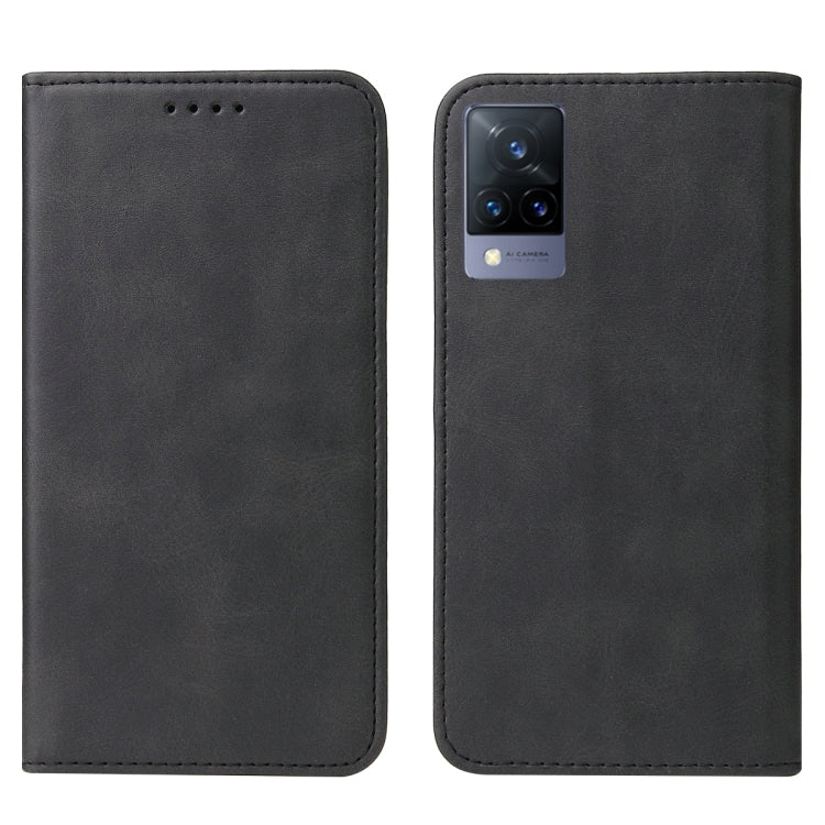 For vivo V21 5G Magnetic Closure Leather Phone Case