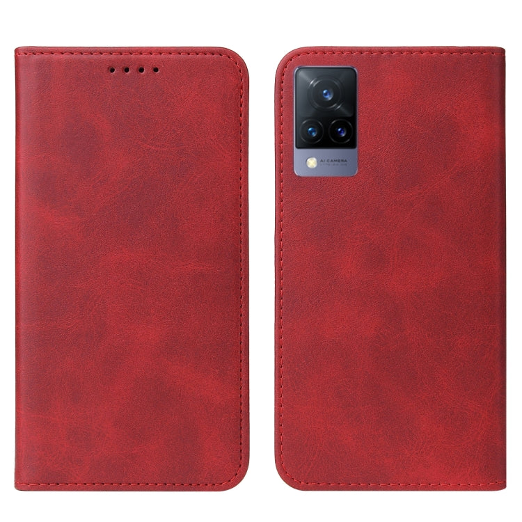 For vivo V21 5G Magnetic Closure Leather Phone Case