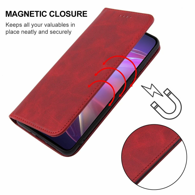 For vivo V21 5G Magnetic Closure Leather Phone Case