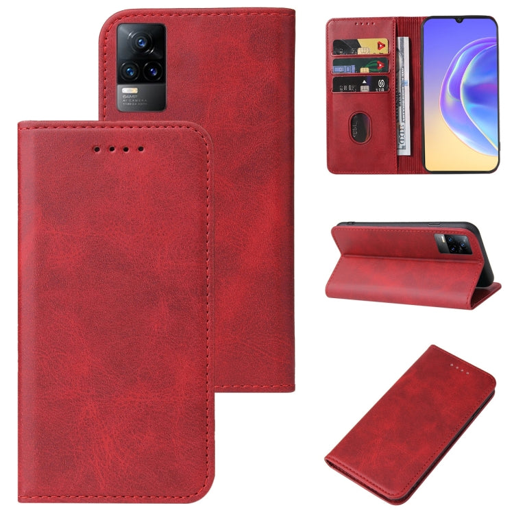For vivo V21e 4G / Y73 2021 Magnetic Closure Leather Phone Case