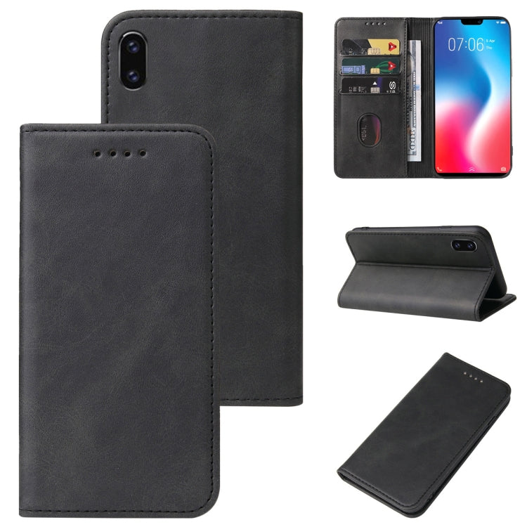 For vivo V19 Magnetic Closure Leather Phone Case