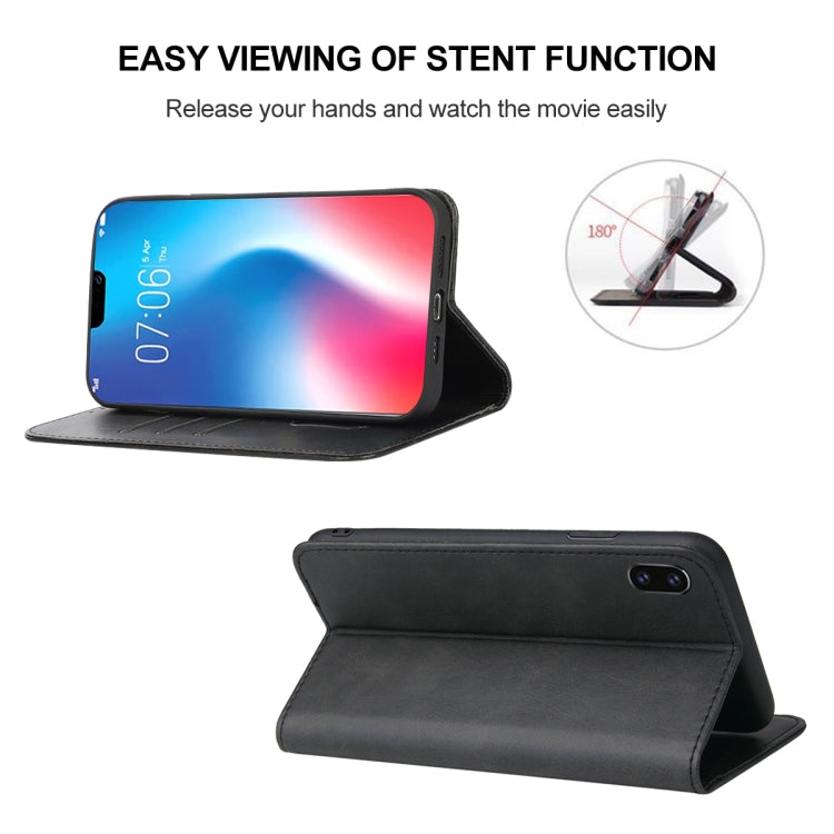 For vivo V19 Magnetic Closure Leather Phone Case