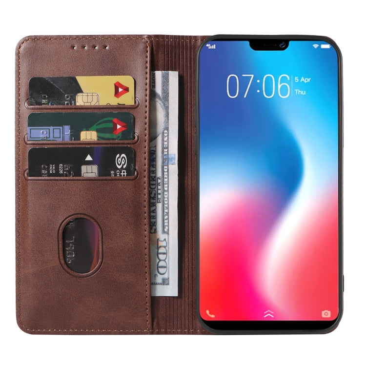 For vivo V19 Magnetic Closure Leather Phone Case