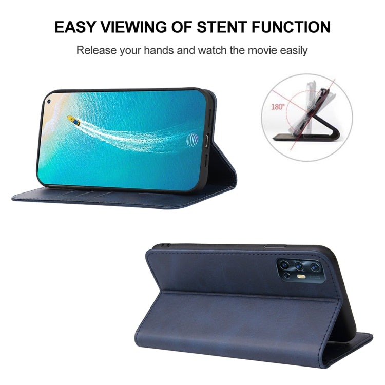 For vivo V19 Neo Magnetic Closure Leather Phone Case