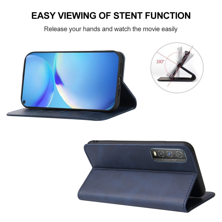 For vivo Y70t Magnetic Closure Leather Phone Case