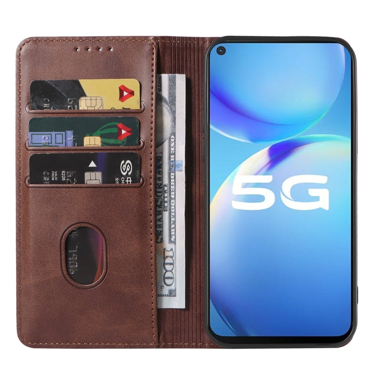 For vivo Y70t Magnetic Closure Leather Phone Case