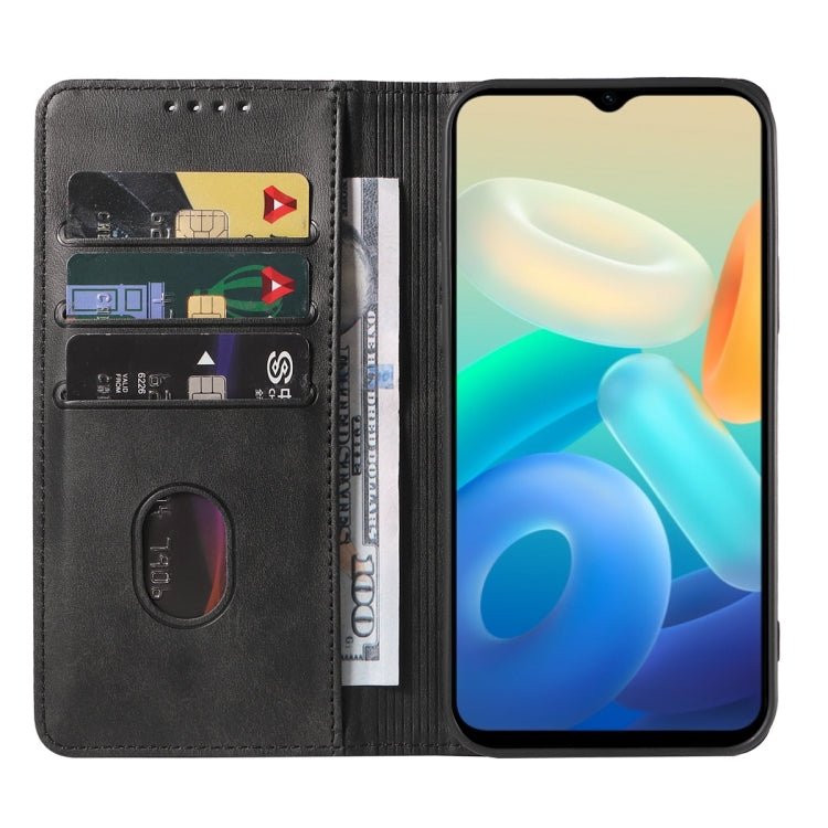 For vivo Y55s 5G Magnetic Closure Leather Phone Case