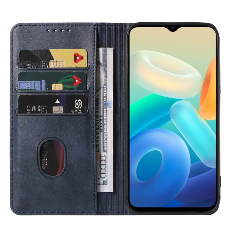 For vivo Y55s 5G Magnetic Closure Leather Phone Case