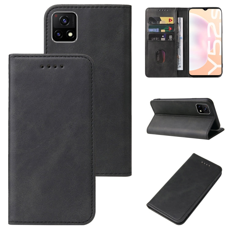 For For vivo Y52s 5G CN Version / iQOO U3 / U3x Magnetic Closure Leather Phone Case