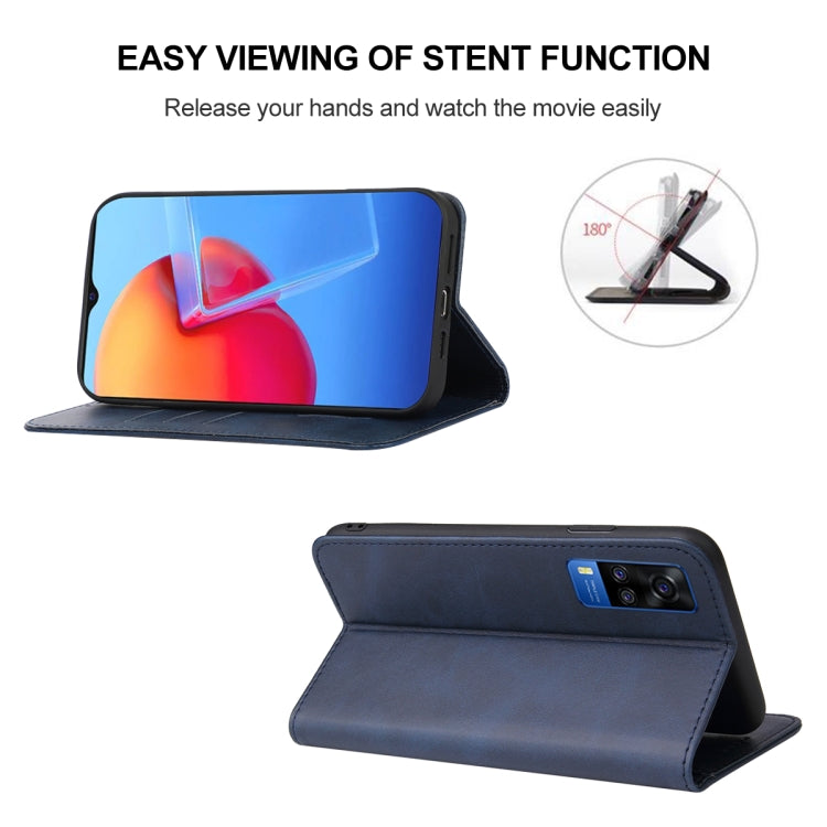 For vivo Y51 2020 (India) / Y31 2021 Magnetic Closure Leather Phone Case